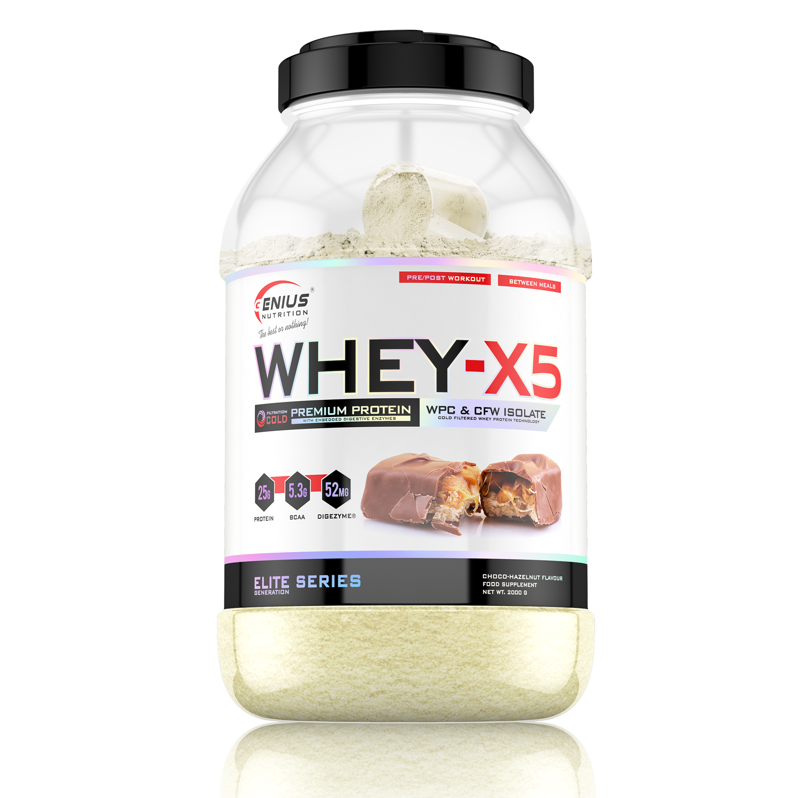 Genius - Whey X5 - 2kg Protein Outelt